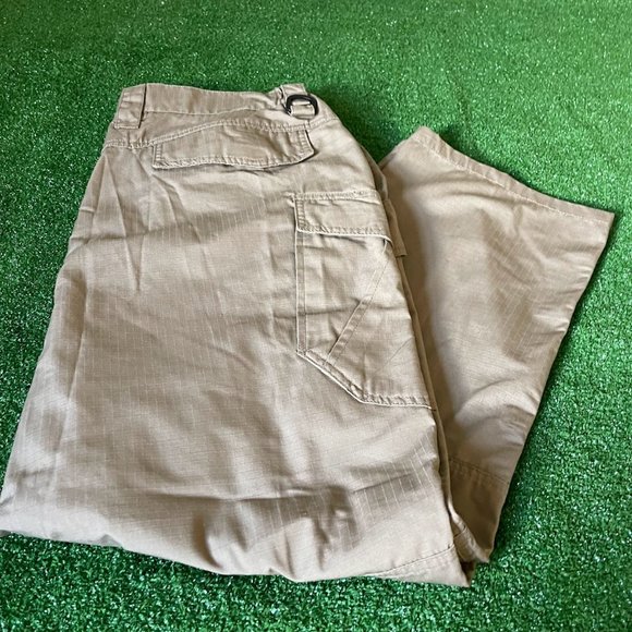 Free Soldiers Men's Water Resistant Tactical Cargo Beige Khaki Pants Size 38 - Picture 1 of 13